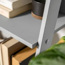 Hot Sale 🎉 Middlebrook Designs Middlebrook Meadowlark Solid Wood 55-inch Ladder Bookshelf Grey ⭐ -Middlebrook Sales unnamed file 865