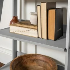 Hot Sale 🎉 Middlebrook Designs Middlebrook Meadowlark Solid Wood 55-inch Ladder Bookshelf Grey ⭐ -Middlebrook Sales unnamed file 866