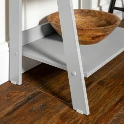 Hot Sale 🎉 Middlebrook Designs Middlebrook Meadowlark Solid Wood 55-inch Ladder Bookshelf Grey ⭐ -Middlebrook Sales unnamed file 868