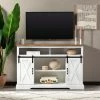 Budget ✔️ Middlebrook Designs Middlebrook 52-inch Highboy Sliding Barn Door TV Console Grey Wash ✔️ -Middlebrook Sales unnamed file 869