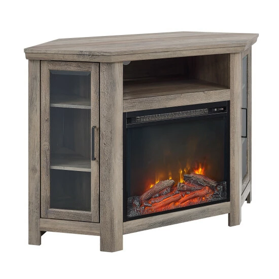 Brand new 🧨 Middlebrook Designs Middlebrook 48-inch Corner Fireplace TV Console Rustic Oak ❤️ 7 Brand new 🧨 Middlebrook Designs Middlebrook 48-inch Corner Fireplace TV Console Rustic Oak ❤️ - Image 5