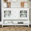 Best Sale ⌛ Middlebrook Designs Middlebrook 52-inch White Buffet Cabinet TV Console ⭐ -Middlebrook Sales unnamed file 909