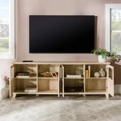 Best deal ⌛ Middlebrook Designs Middlebrook 70-inch Split Panel 4-Door TV Console Rustic Oak 😀 -Middlebrook Sales unnamed file 920