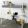 Best Sale 🔥 Middlebrook Designs Middlebrook Abner Twin Metal Loft Bed With Desk - White 🛒 -Middlebrook Sales unnamed file 925