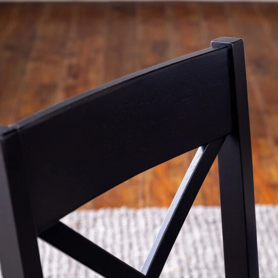 Buy ๐ฅฐ Middlebrook Designs Middlebrook Antique Black X-Back Dining Side Chairs, Set Of 2 ๐ 6 Buy ๐ฅฐ Middlebrook Designs Middlebrook Antique Black X-Back Dining Side Chairs, Set Of 2 ๐ - Image 4