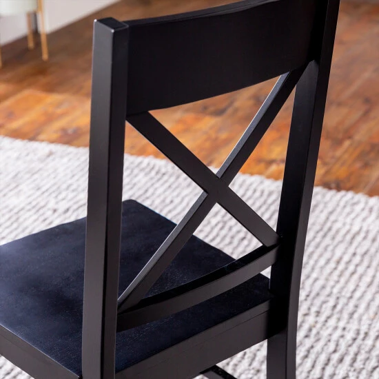 Buy ๐ฅฐ Middlebrook Designs Middlebrook Antique Black X-Back Dining Side Chairs, Set Of 2 ๐ 8 Buy ๐ฅฐ Middlebrook Designs Middlebrook Antique Black X-Back Dining Side Chairs, Set Of 2 ๐ - Image 6