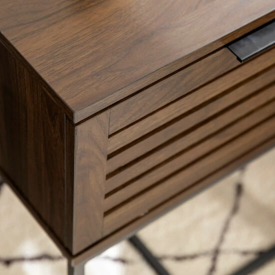 Promo 🔥 Middlebrook Designs Middlebrook Hilla 18-inch Slat Door Side Table Dark Walnut 🎉 7 Promo 🔥 Middlebrook Designs Middlebrook Hilla 18-inch Slat Door Side Table Dark Walnut 🎉 - Image 5