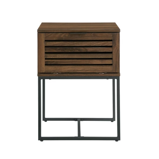 Promo 🔥 Middlebrook Designs Middlebrook Hilla 18-inch Slat Door Side Table Dark Walnut 🎉 9 Promo 🔥 Middlebrook Designs Middlebrook Hilla 18-inch Slat Door Side Table Dark Walnut 🎉 - Image 7
