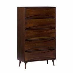 Deals 🌟 Middlebrook Designs Mid-Century 5-Drawer Solid Wood 👗 Dresser Walnut 💯 -Middlebrook Sales unnamed file 986